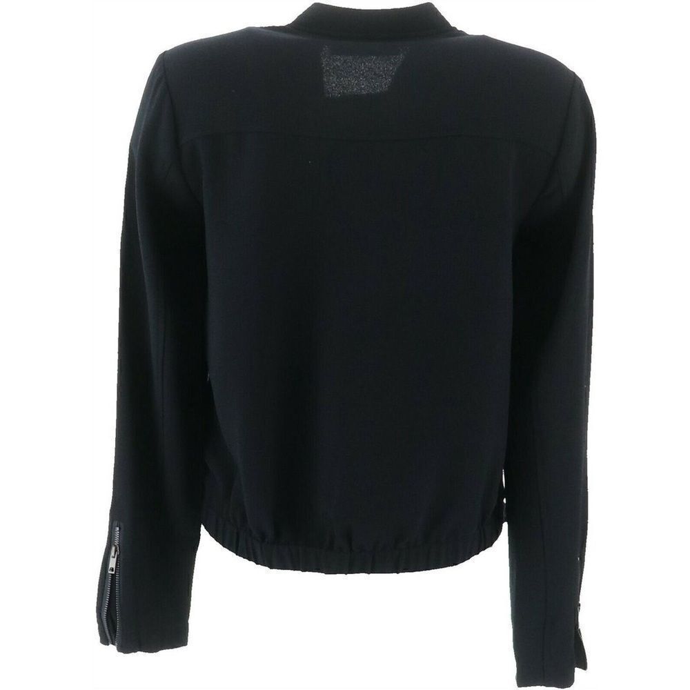 Lisa Rinna Zip Front Textured Bomber Jacket - Picture 5 of 7